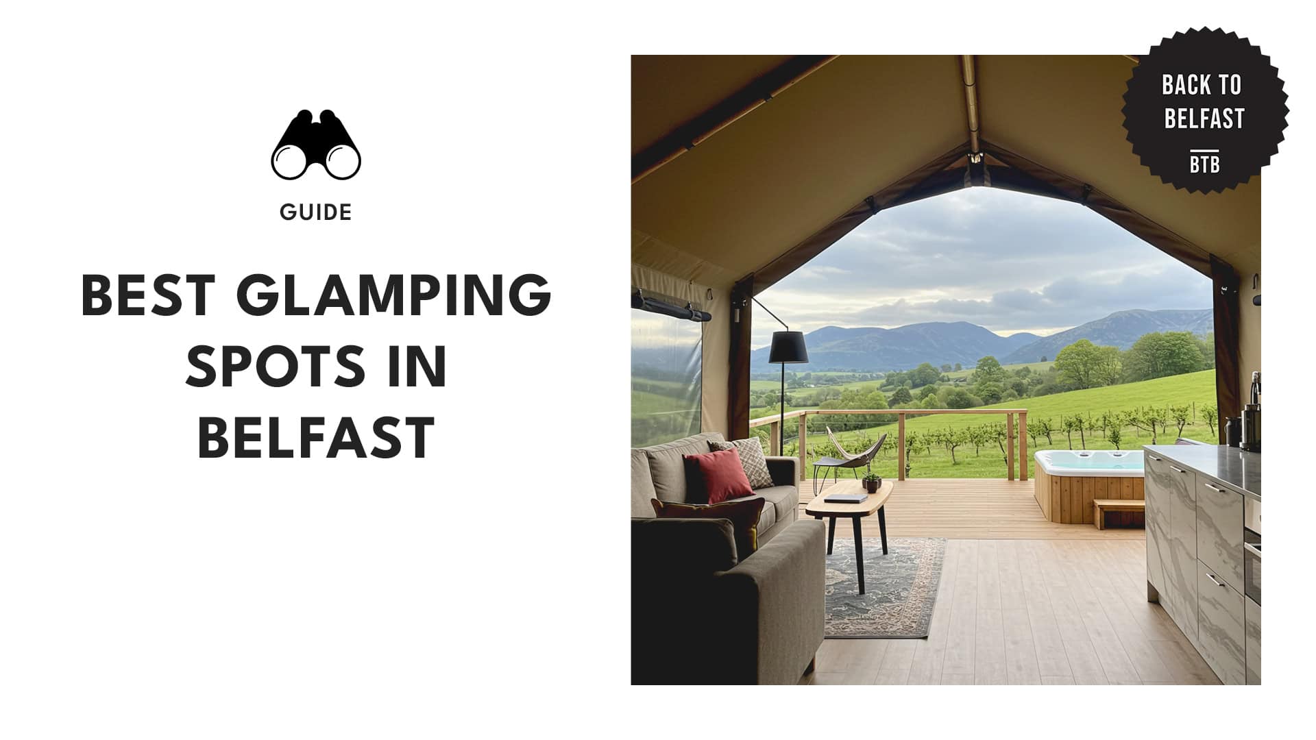 glamping spots in Belfast